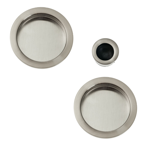 Cerraduras puerta corredera - Kit Tirador Redondo Puerta Corredera de Paso