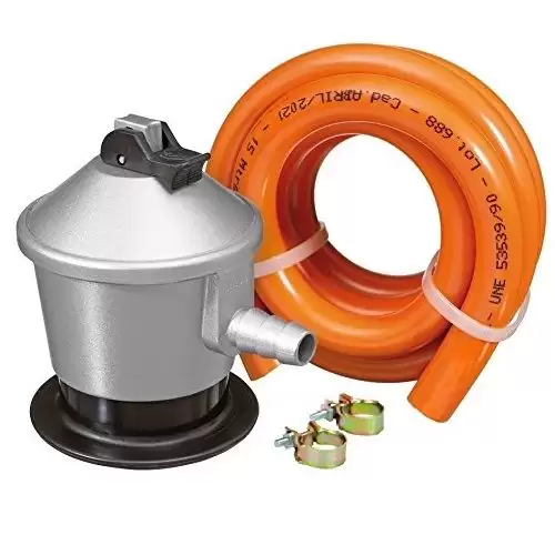 Kit Regulador Gas Butano Con Valvula De Seguridad