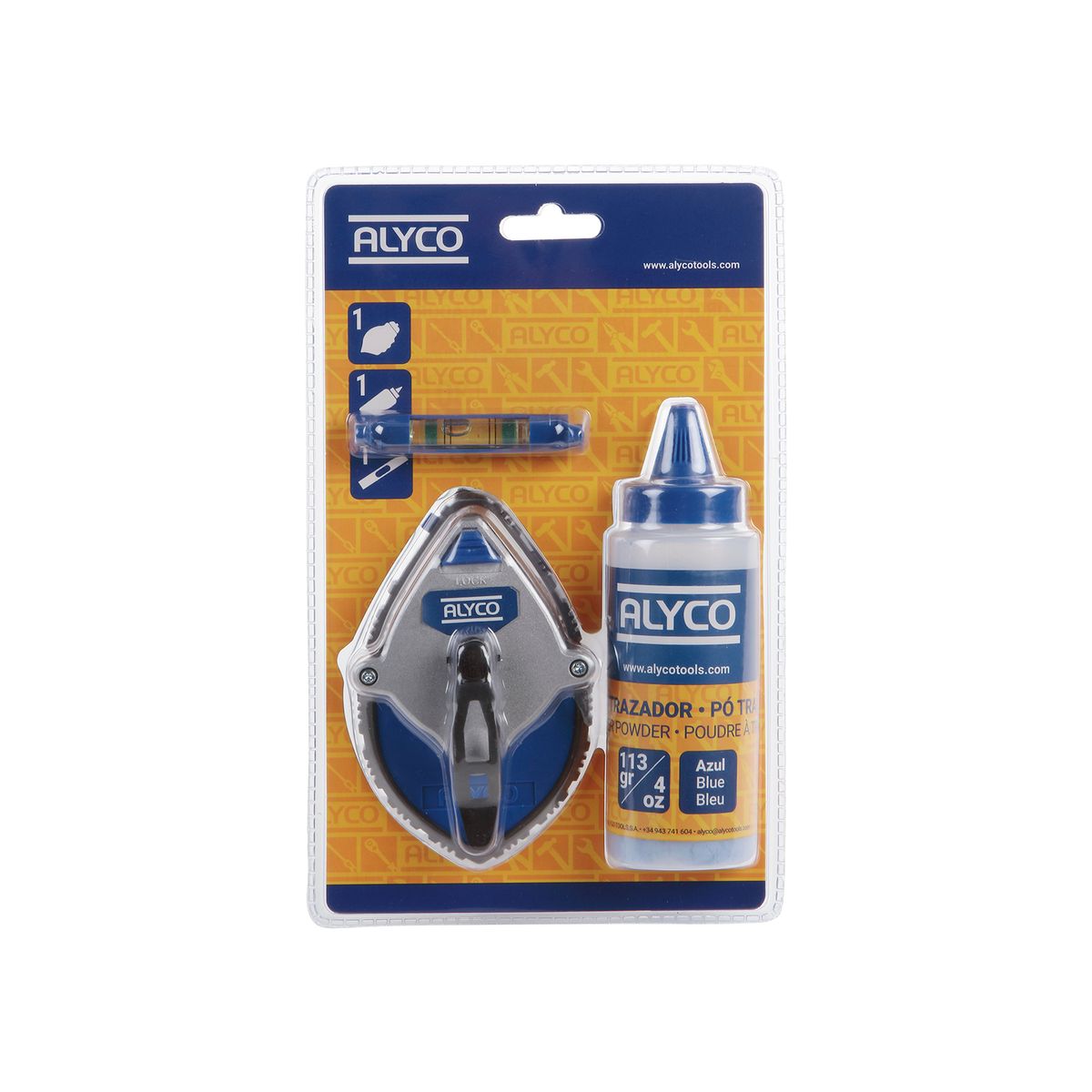 Kit Tiralineas Trazador 30 M Polvo 125gr. Referencia 196195