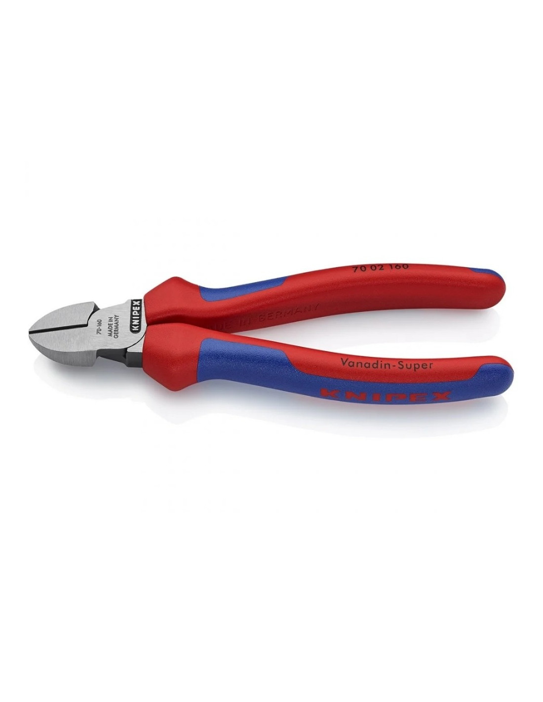 Alicate Corte Diagonal Knipex 7002 160mm | Brintus