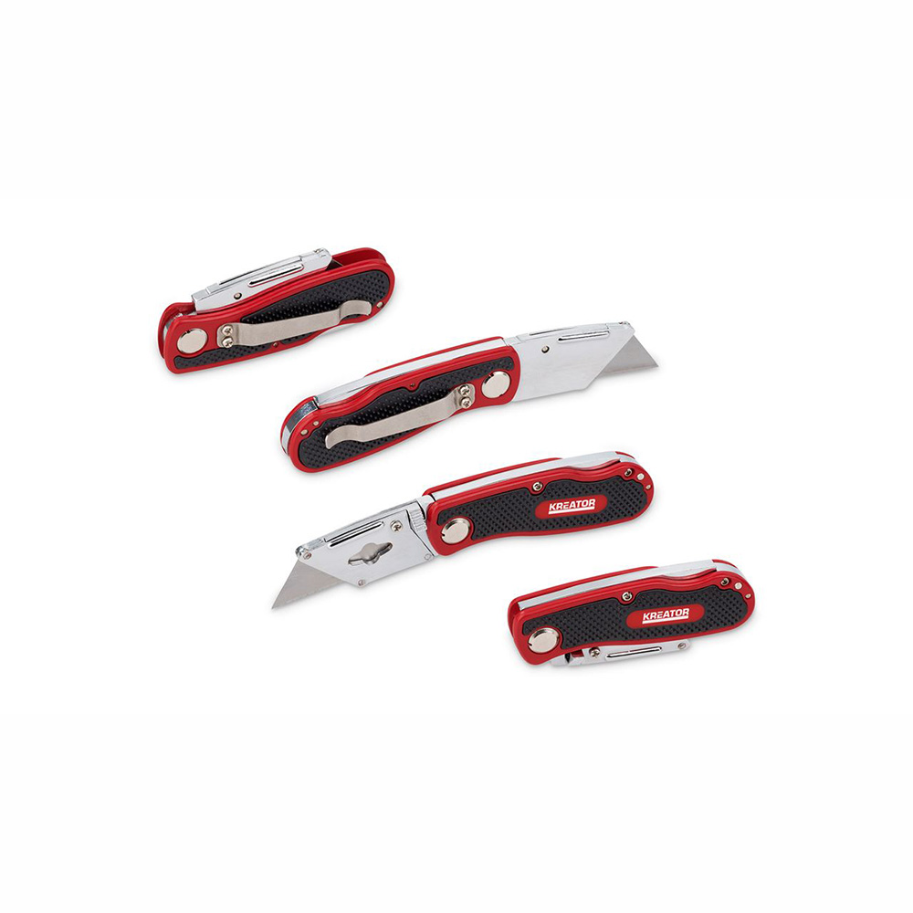 Cúter Plegable Mango Aluminio 5 Hojas Recambio KRT000300