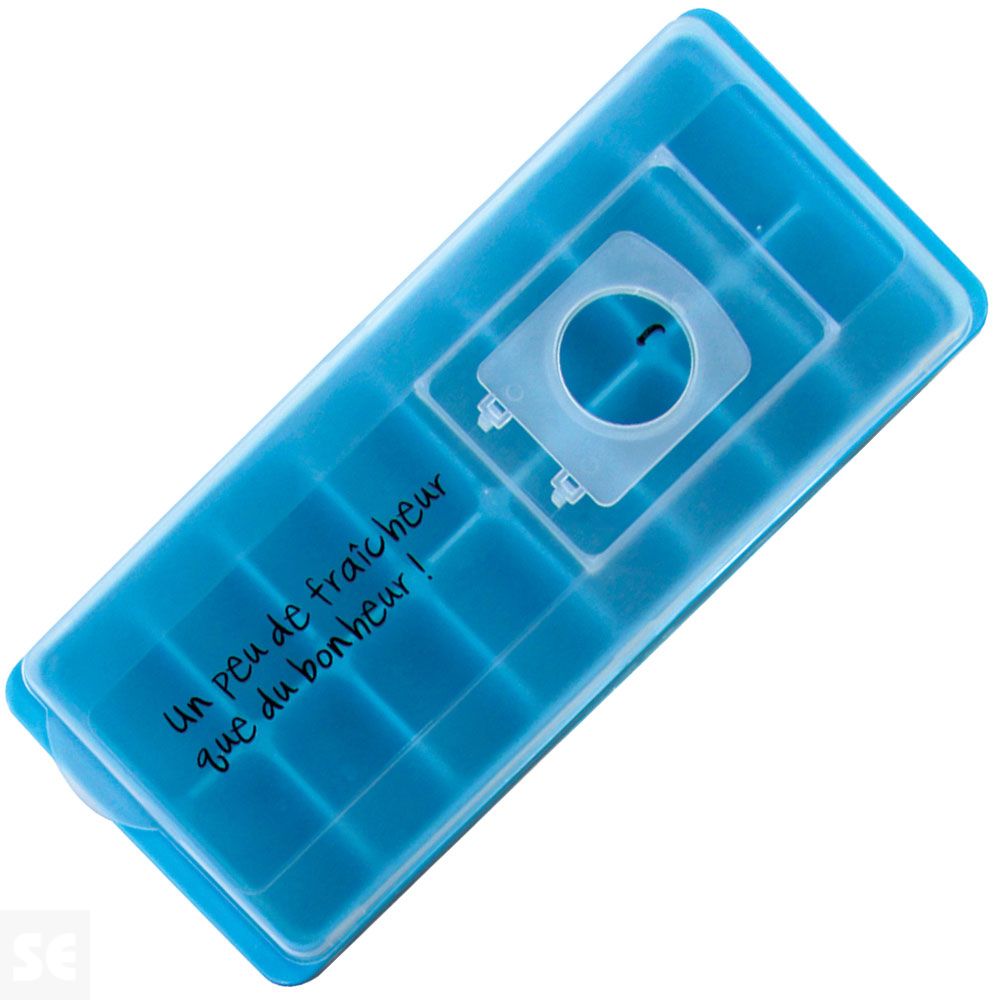 Molde 16 Cubitos C/Tapa Surtid