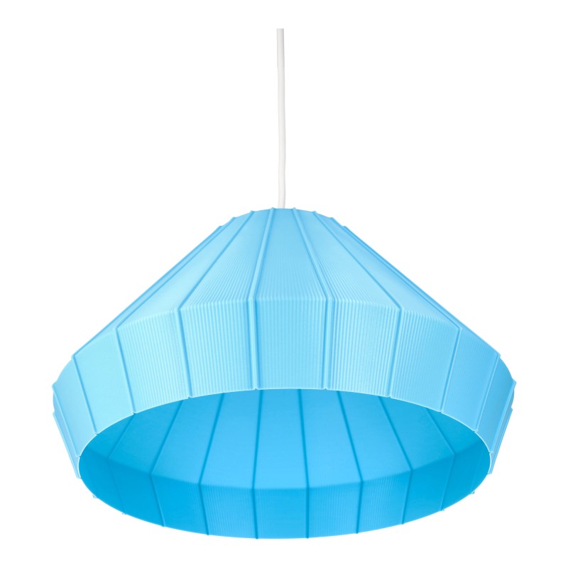 Lámpara de techo 3D 32 cm diámetro color azul claro