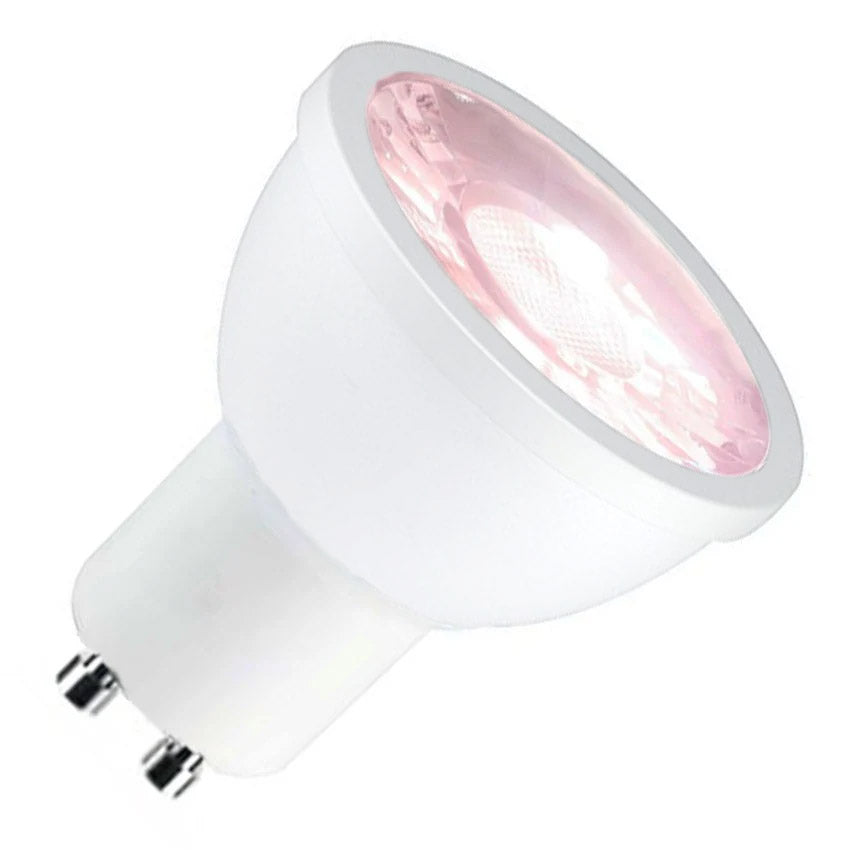 Bombilla LED COB GU10 6W Luz Rosada Especial Carne