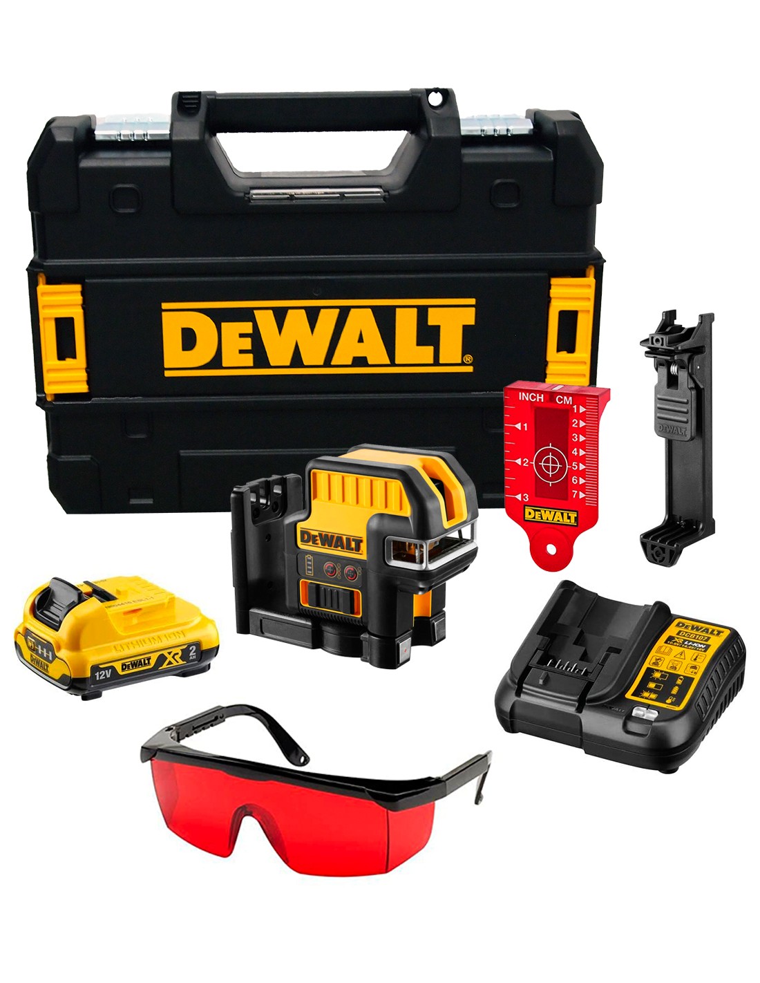 Láser Autonivelante DeWALT DCE0822D1R  (1 x 2,0 h + DCB107 +  TSTAK II)