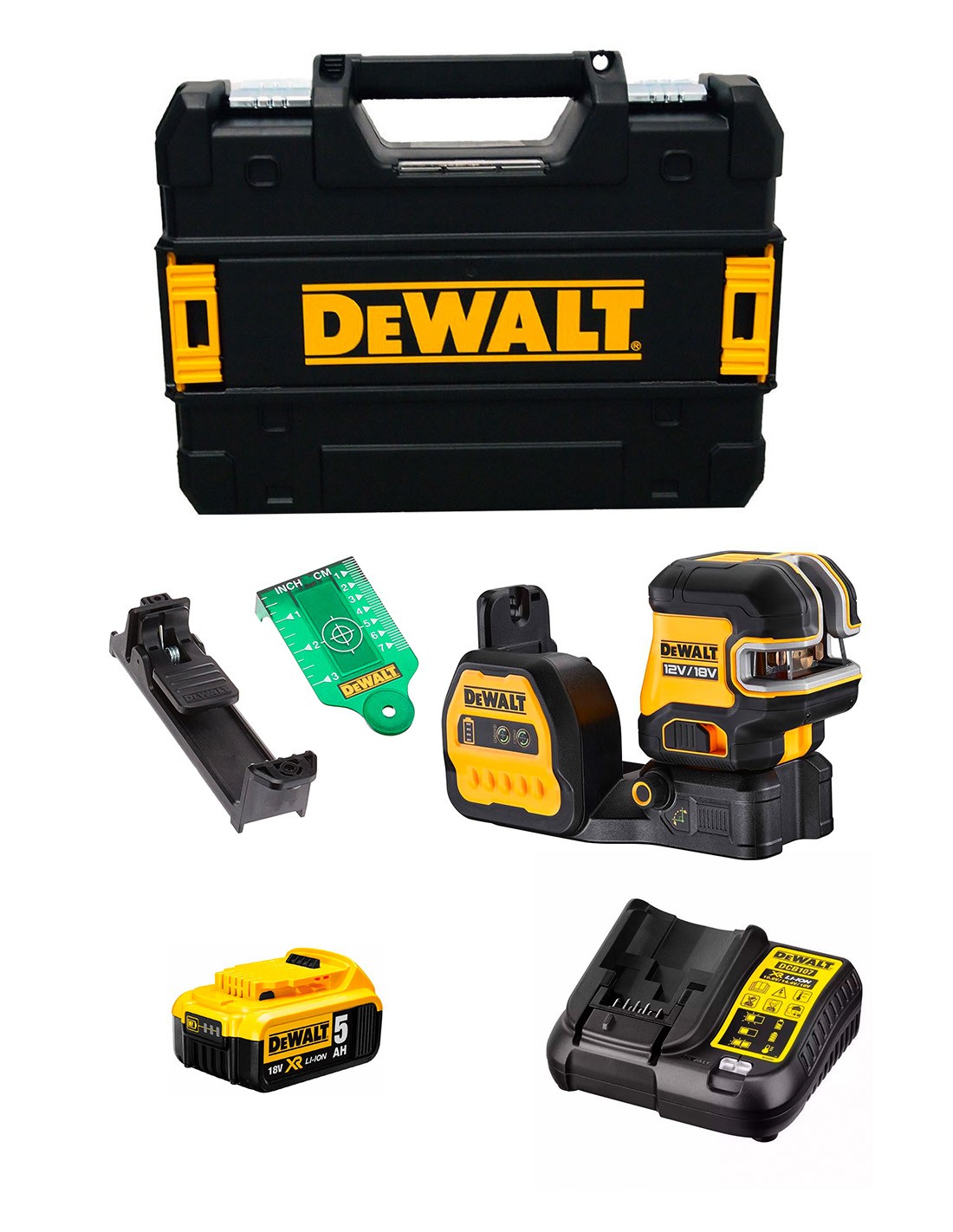 DeWALT DCE088NG18P1 (1 x 5,0 Ah + DCB107 + TSTAK