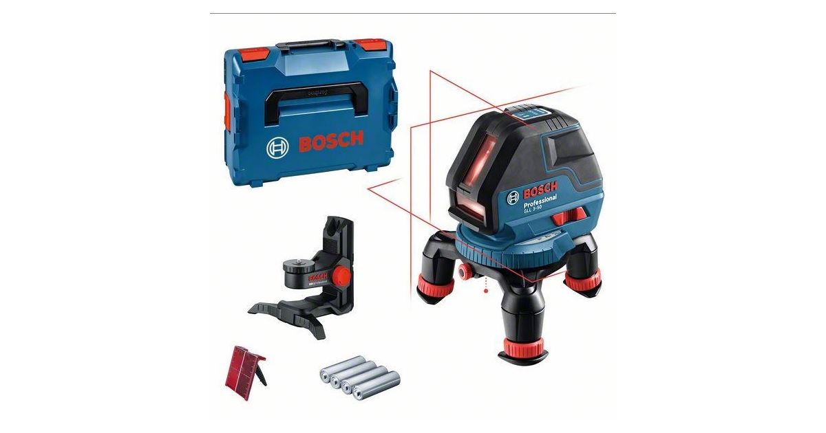 Láser Bosch Cross + soporte universal (nuevo) + L-Boxx 136 BOSCH GLL 3-50 Pro. +BM 10601063802