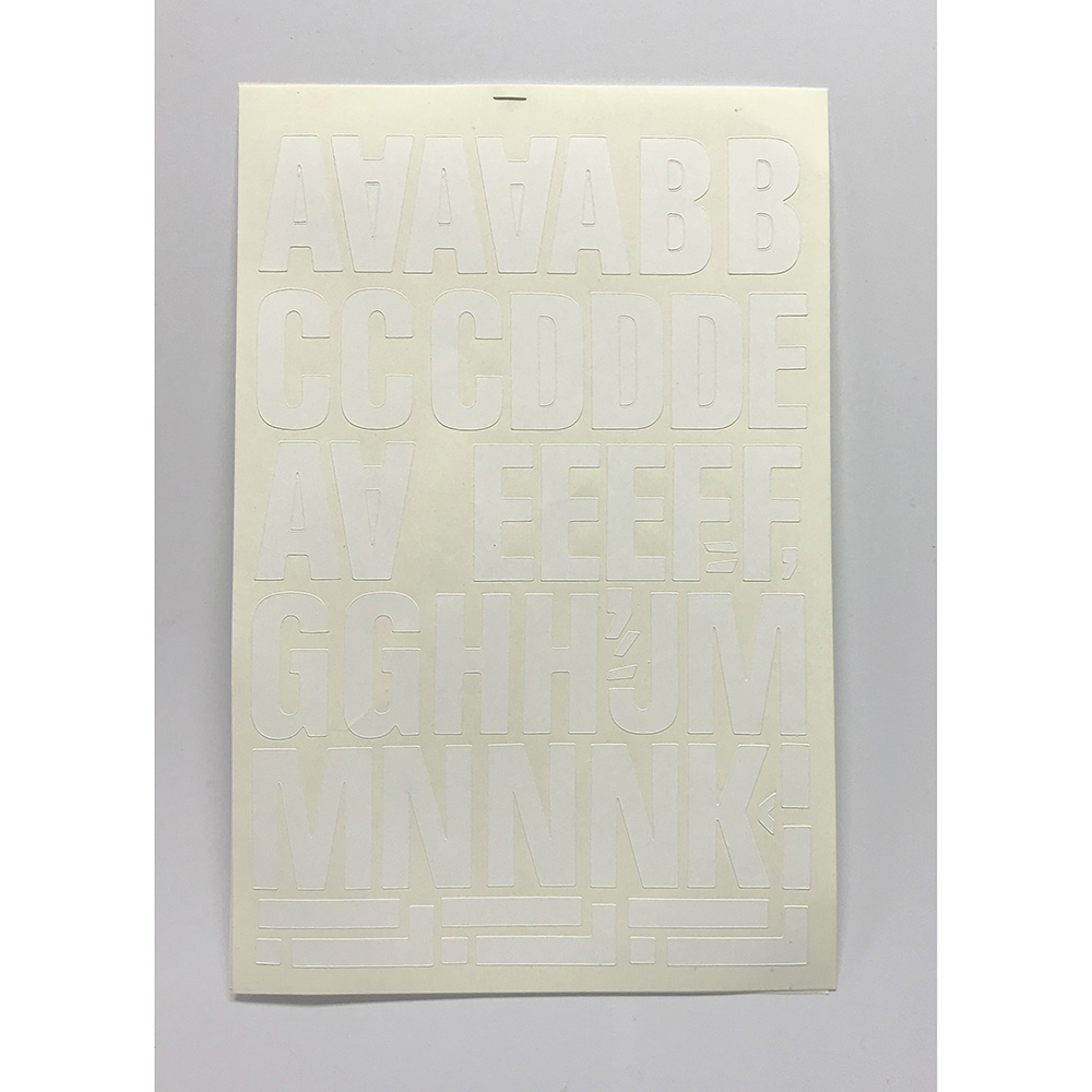 Letra Folio 50Mm Blanca