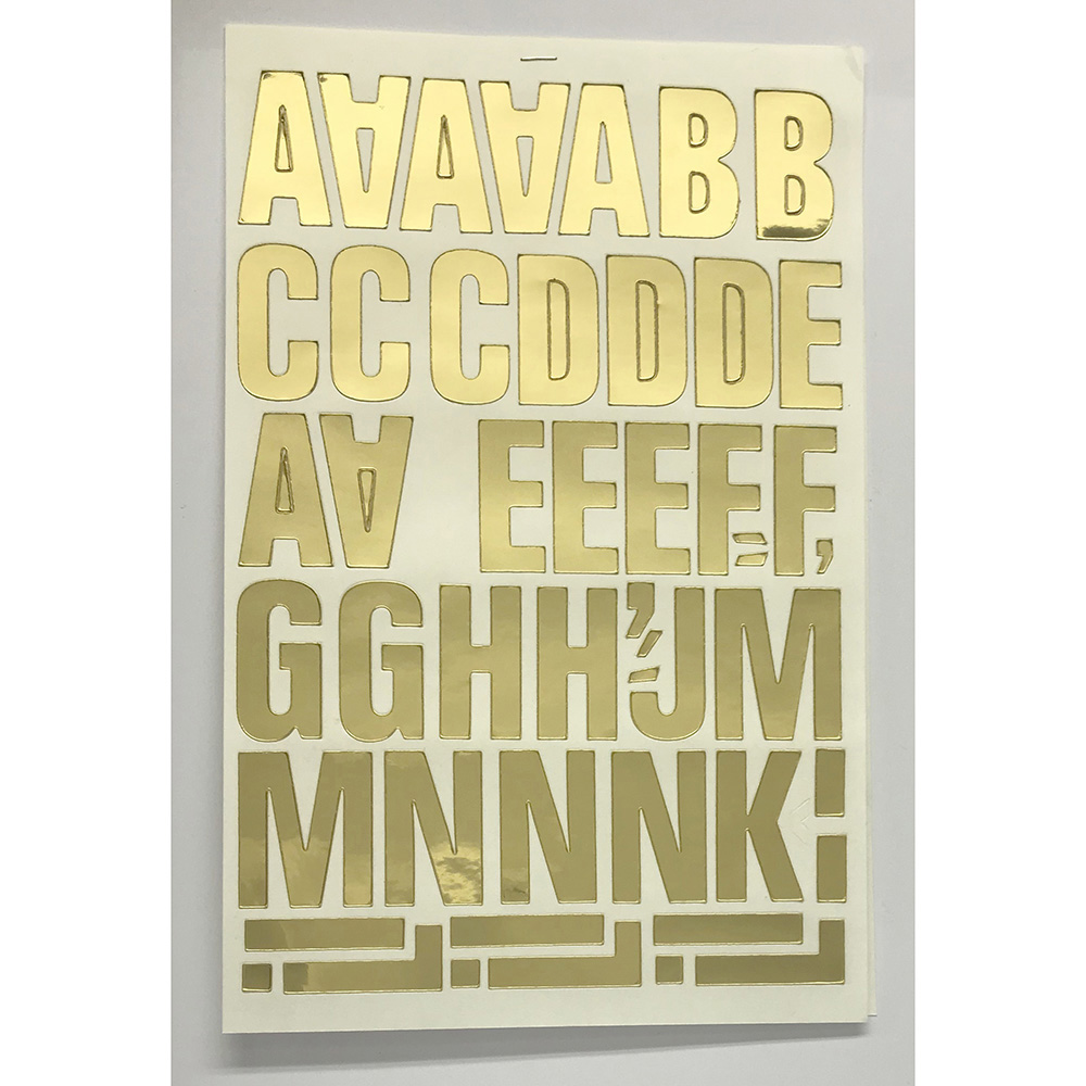 Letra Folio 50Mm Oro