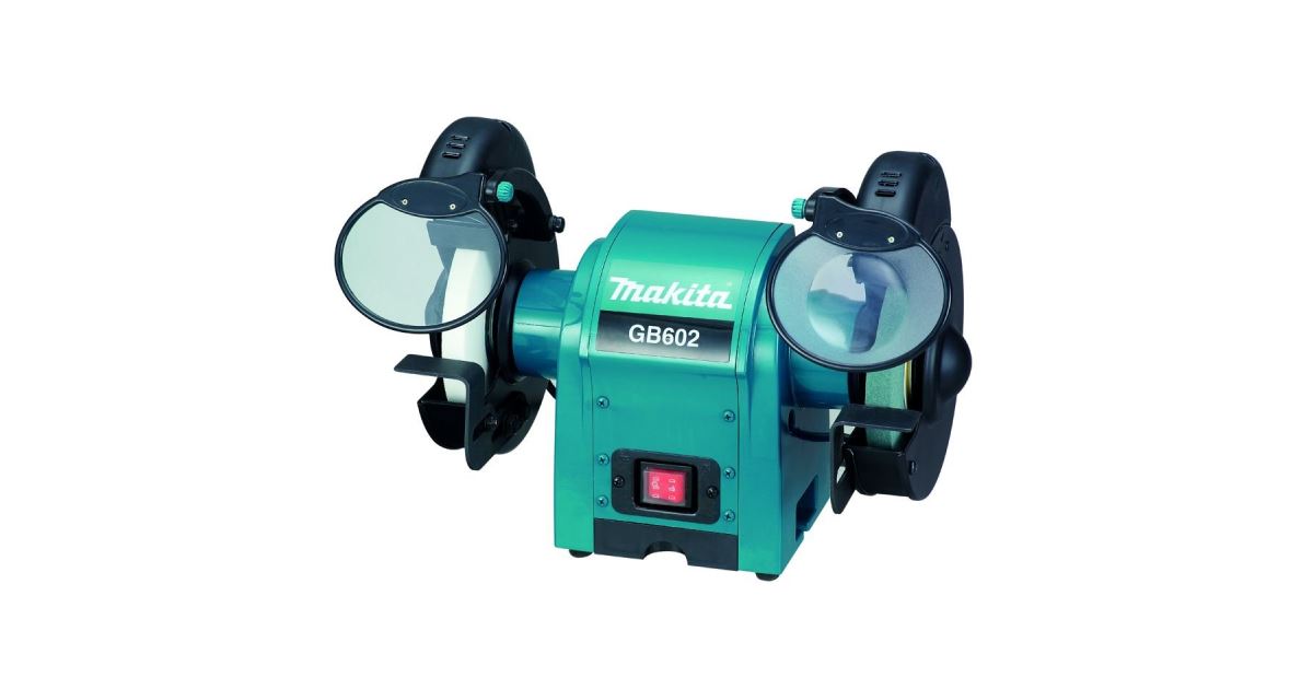 Lijadora de doble disco Makita con soporte, 150mm, 250W GB602W