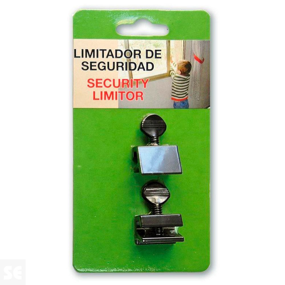 Limitadores de Apertura Aluminio Negros (2 uds.)
