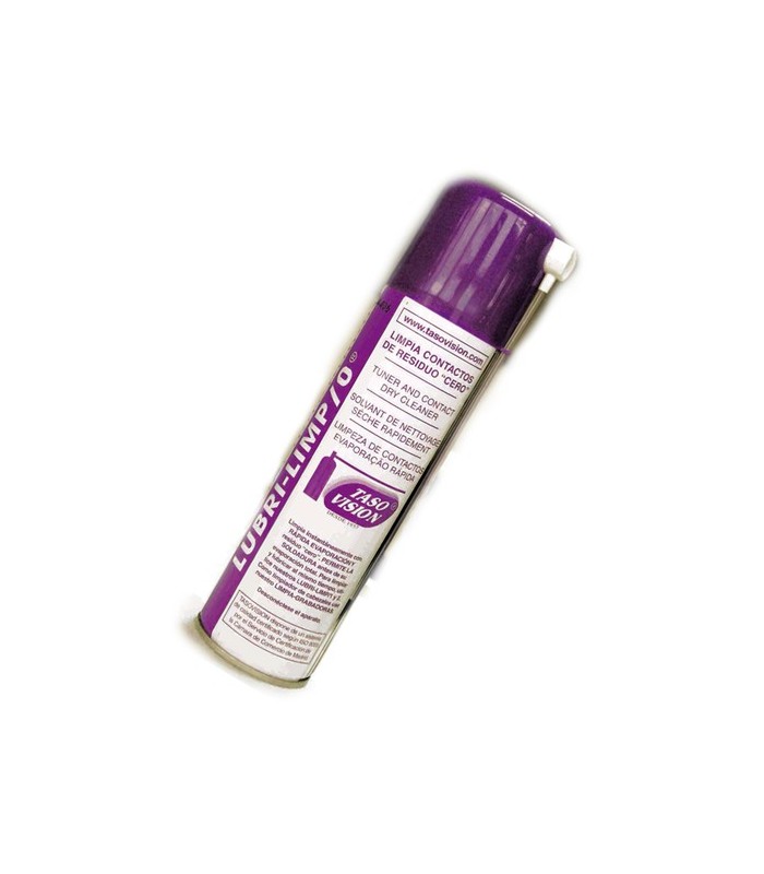 Limpia contactos de residuo 0. Rápida y total evarporación. No ataca plásticos. 250 ml LUBRILIMP-0R