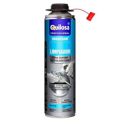 Adhesivos y selladores - Limpiador Espuma QUILOSA Orbafoam 500ml Translúcido