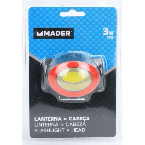 LINTERNA FRONTAL 3W mader