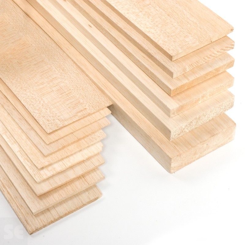 Plancha de madera Balsa