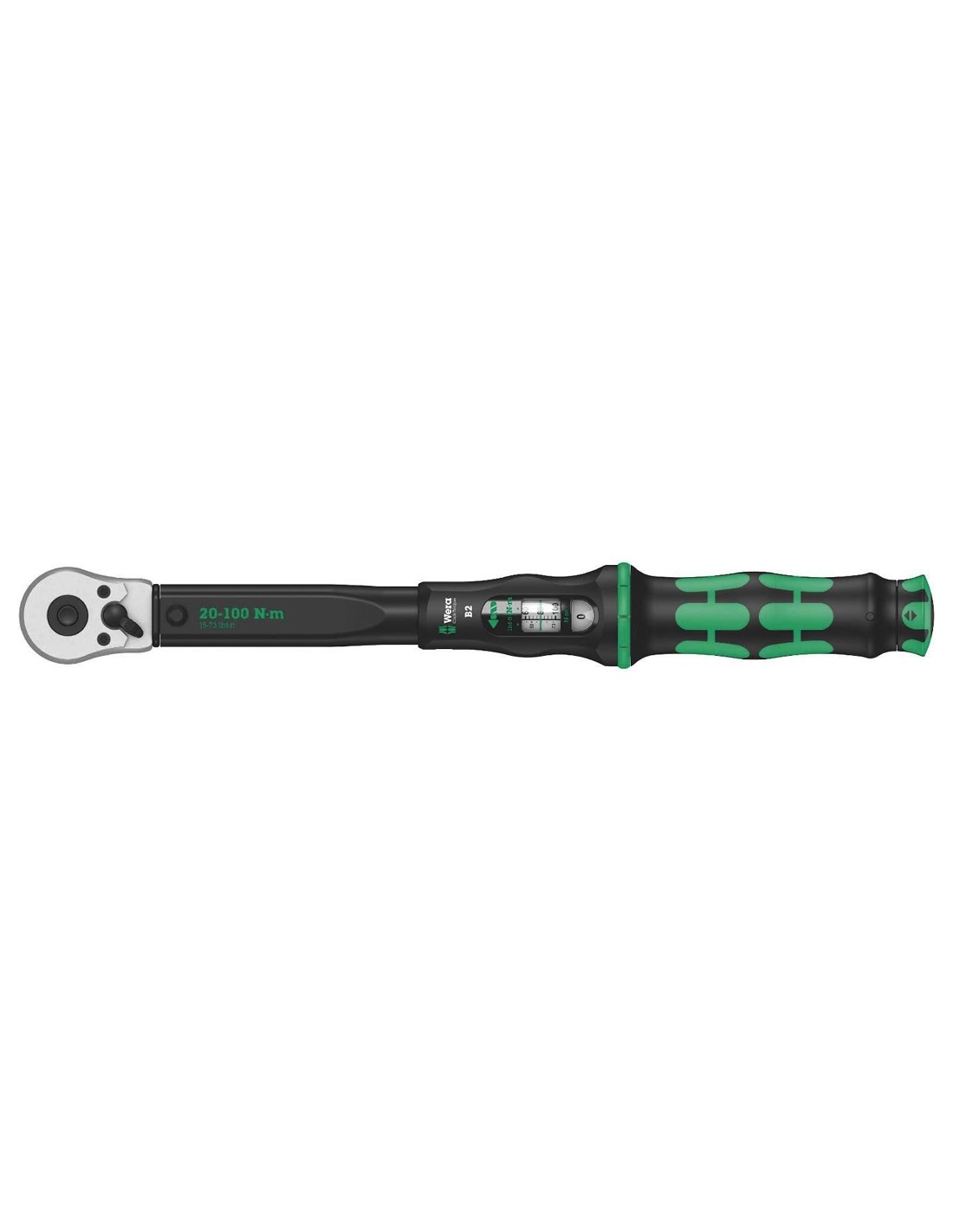 Llave dinamométrica con carraca reversible 3/8" WERA Click-Torque B 2