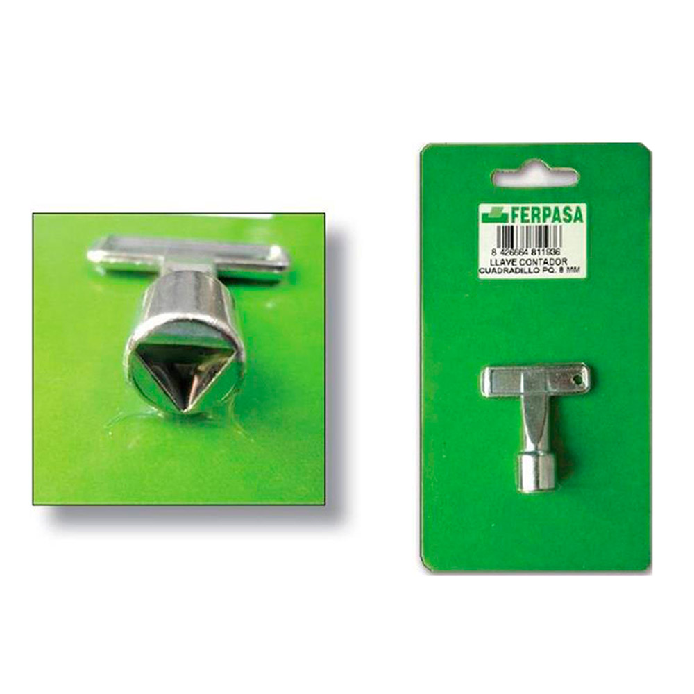 Llave Contador Triángulo 8 mm