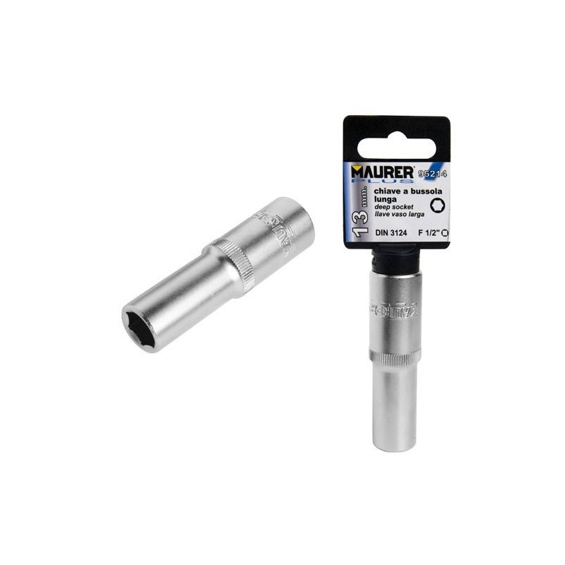 Llave Vaso Maurer 1/2 Hexagonal Larga MAURER