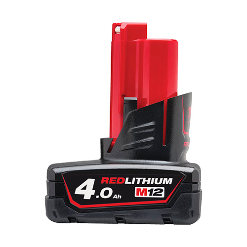 Baterías y cargadores - Batería MILWAUKEE M12 B4 4.0 Ah Lithium-Ion