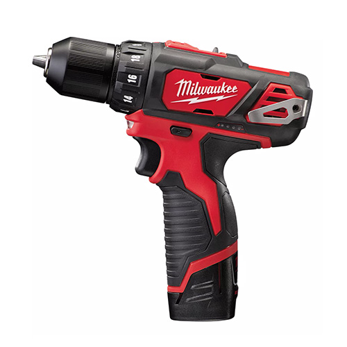 Taladros y atornilladores - Taladro Atornillador MILWAUKEE M12BDD con 2 Baterías 2.0Ah