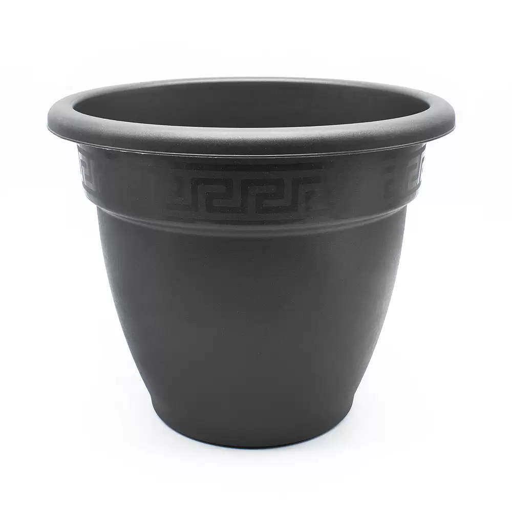 Macetero Rendondo De Plastico 50 Cm Negro