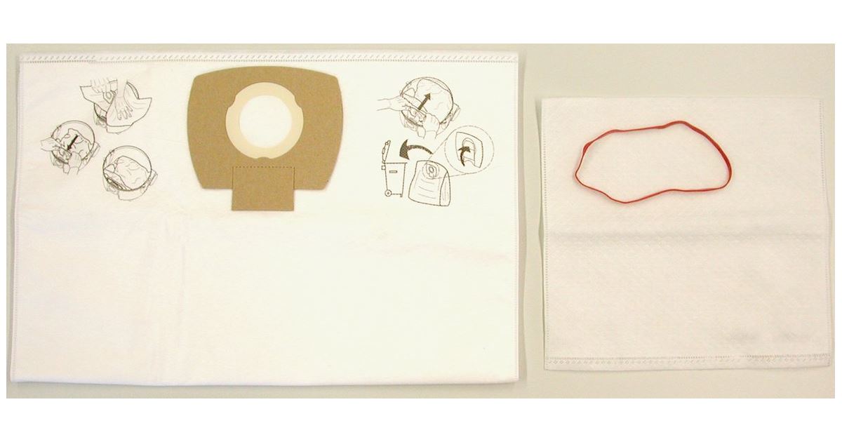 MAKITA Bolsa para polvo 5 piezas de tela no tejida para VC2010L VC2511 P-72899