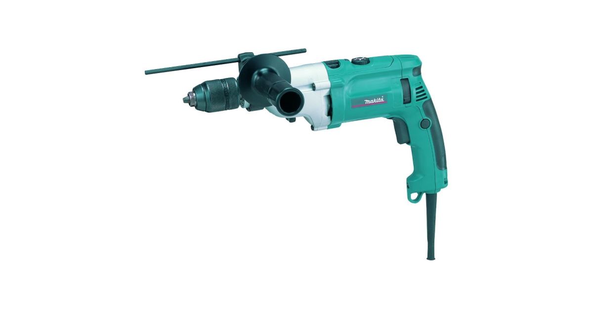 Makita Taladro de impacto, portabrocas de velocidad 1,5-13 mm, 2 velocidades, 1010 W, systainer HP2071J