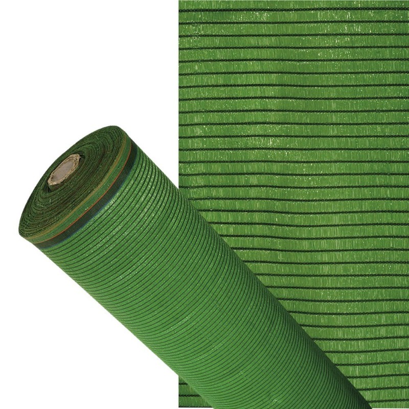 Malla Sombreo 90% Rollo 50 Metros Regula Temperatura Color Verde Claro