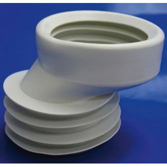 MANGUITO INODORO FLEXIBLE EXCENTRICA 90