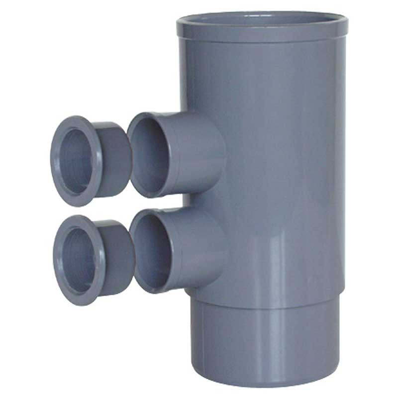 Manguito M-H de 110 con 2 tomas de 50 A-58 Riuvert