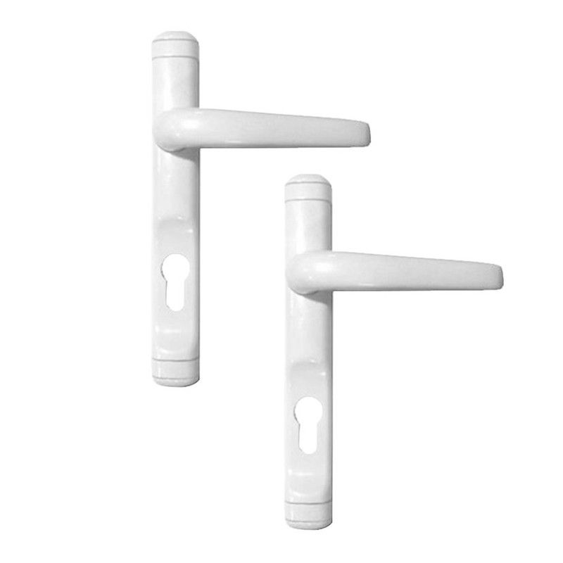 Juego Manilla 6824 C/B Aluminio Blanco 684D1 Micel