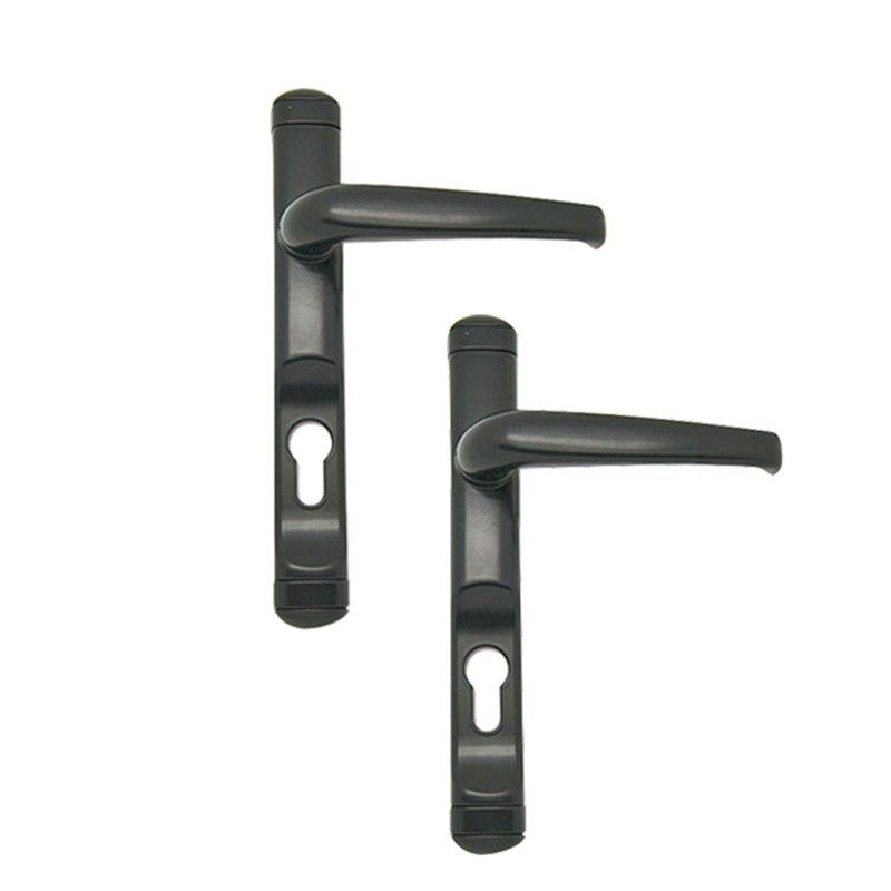 Juego Manilla 6824 C/B Aluminio Negro 684D2 Micel