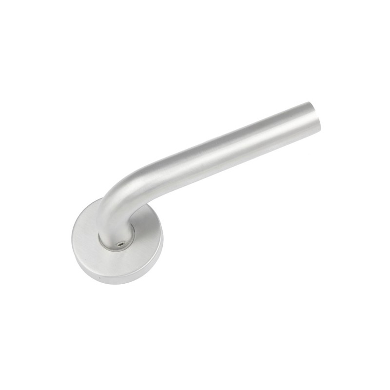 MANILLA INOX MOD. L-1 CON ROSETA ECO MRL-1NR NEGRO MATE