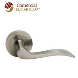 MANILLA ROSETA NIQUEL SATINADO 202