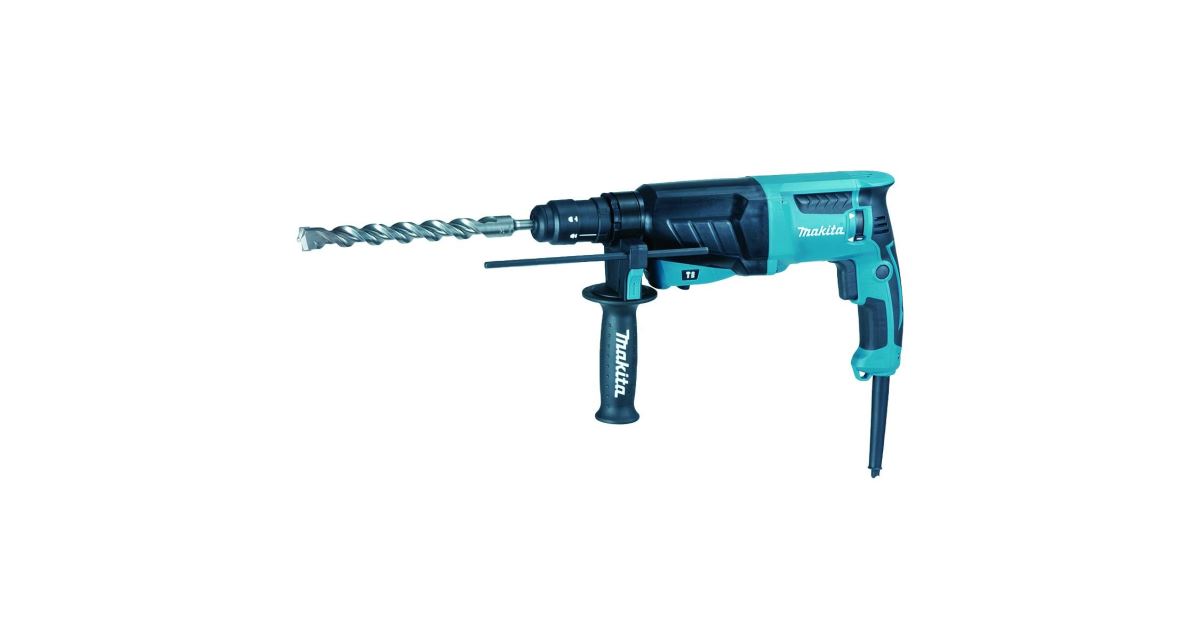 Martillo combinado Makita 2.4J, 800W HR2630T con mandril intercambiable