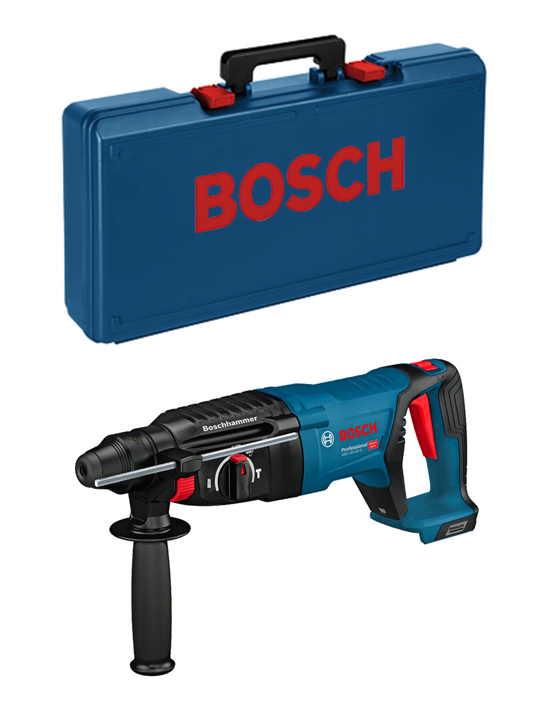 Martillo Perforador BOSCH GBH 18V-26 D (Cuerpo solo + Maletín)