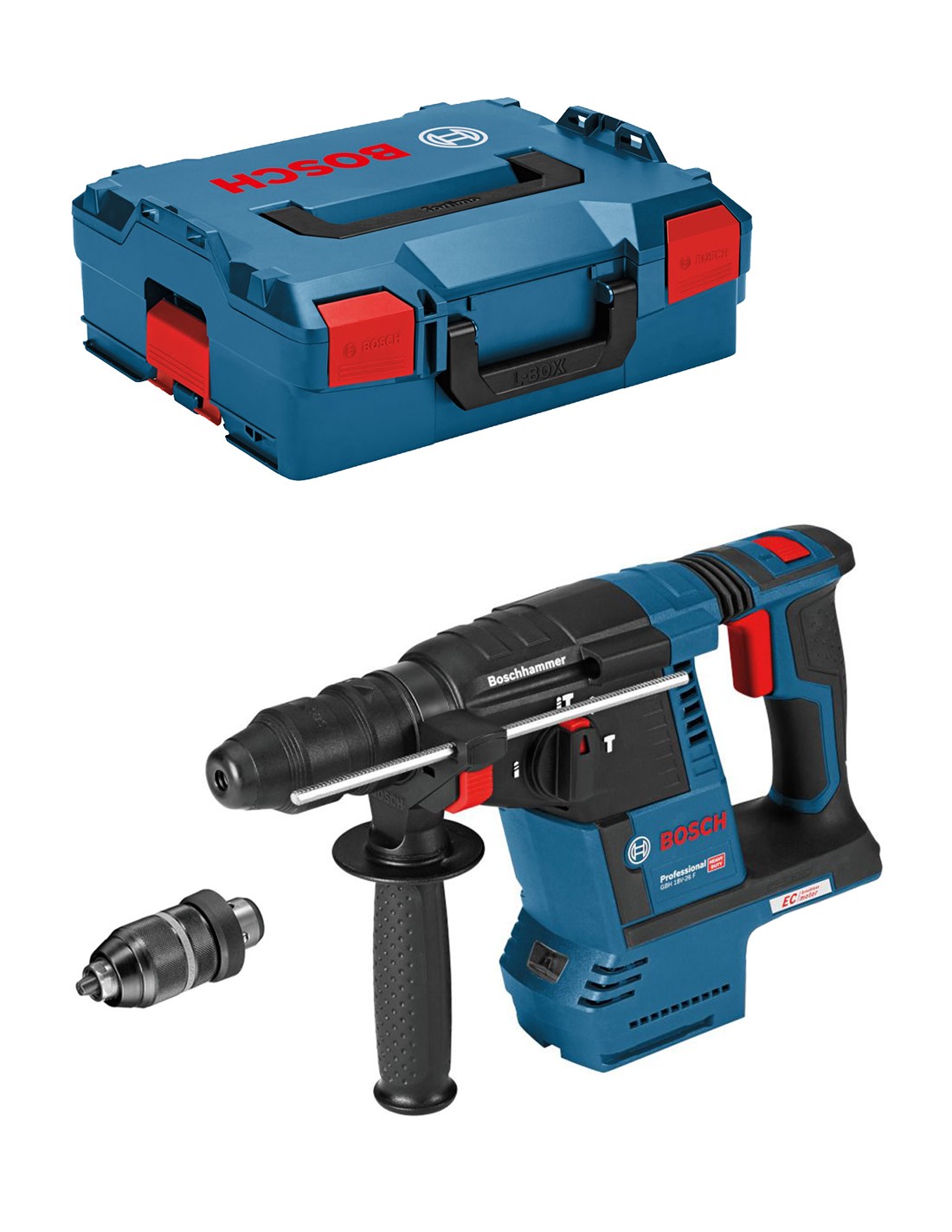 Martillo Perforador BOSCH GBH 18V-26 F (Cuerpo solo + L-Boxx 136)
