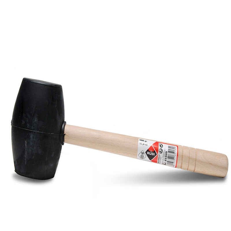 Mazas de goma caras planas Rubi