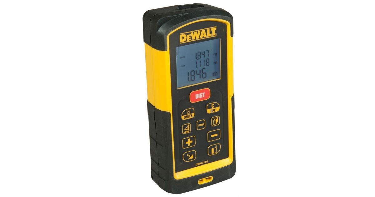 Medidor de distancia láser DeWALT DW03101