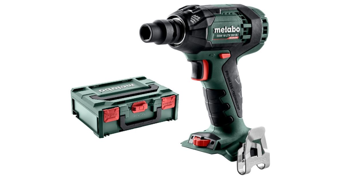 METABO Atornillador de impacto a batería SSW 18 LTX 300 BL 602395840