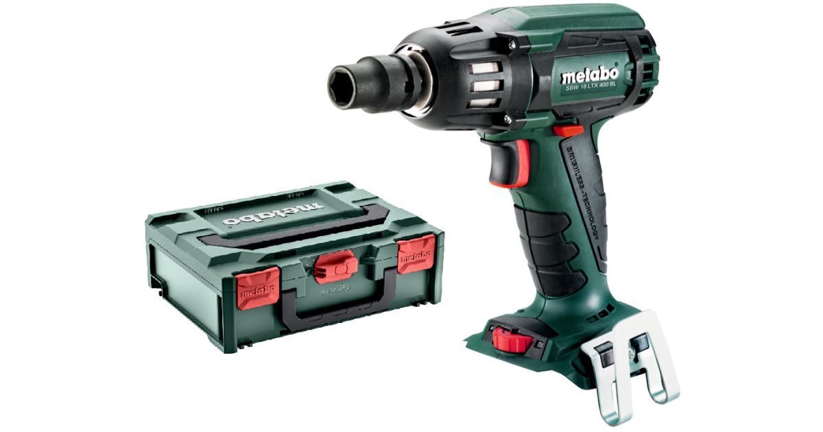 Metabo Atornillador de impacto inalámbrico SSW 18 LTX 400 BL 602205840