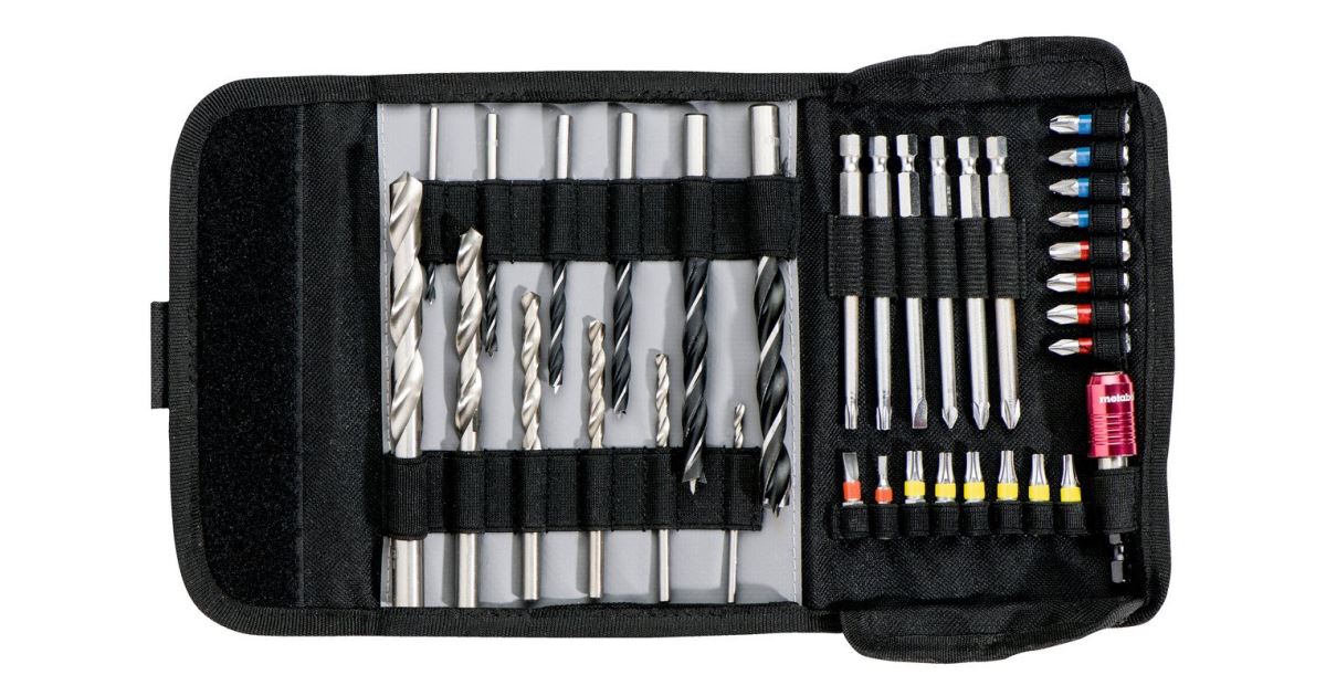 METABO Bolsa con ruedas con brocas y taladros (35 uds) 626725000