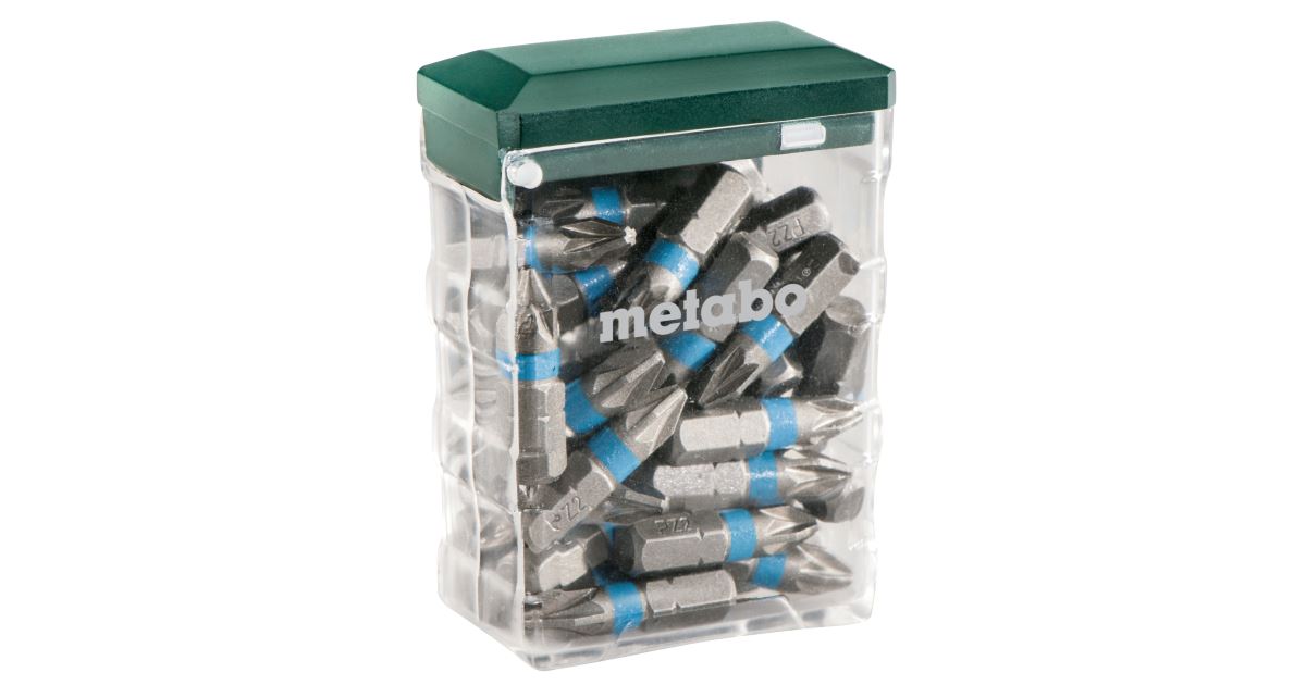METABO Caja con puntas PZ 2, SP (25 uds) 626711000