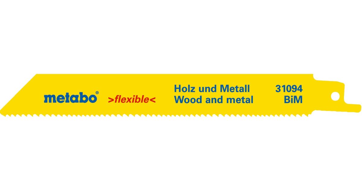 METABO Hoja de sierra bimetálica 1,8-2,6 (2 uds) 631094000