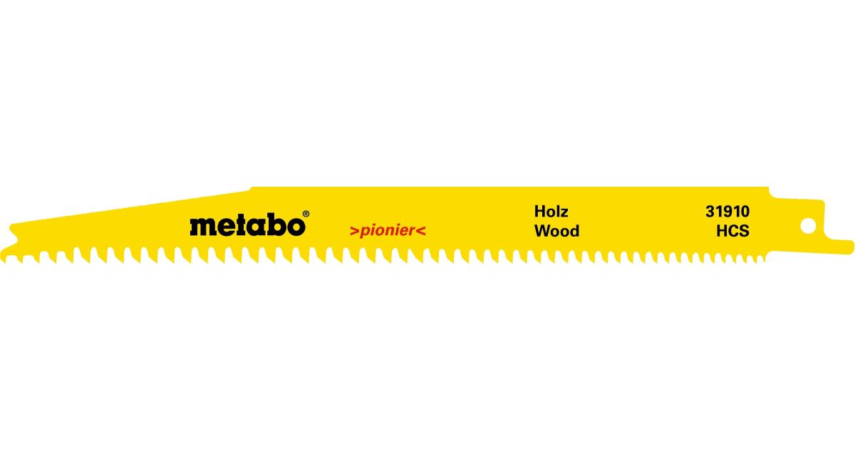 METABO Hoja de sierra HCS 200x1,25 (5 uds) 631913000
