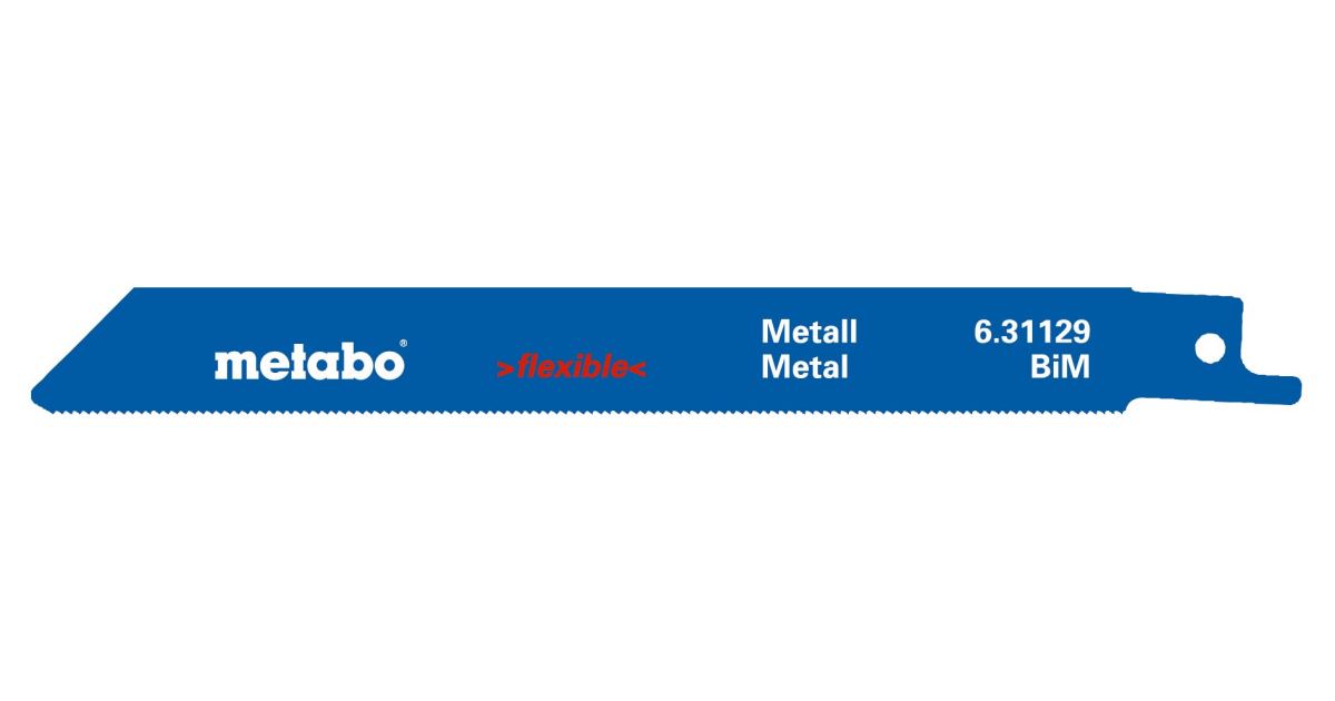 METABO Hoja para sierras traseras "Metal flexible" 150 x 0,9 mm (2 uds) 631129000