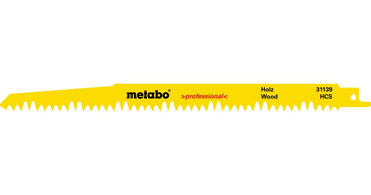 METABO Hojas para sierras traseras "precision wood" 240 x 1,5 mm (5 uds) 631488000