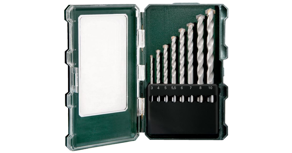 METABO Juego de brocas para mampostería (8 piezas) 626706000