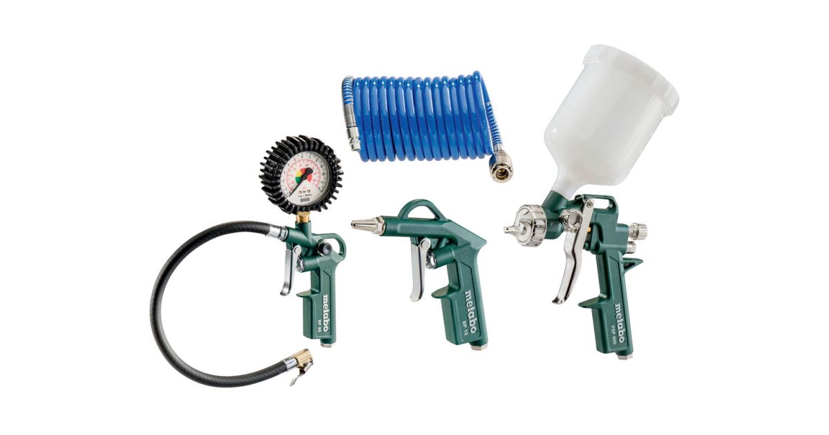 METABO Juego de máquinas neumáticas LPZ 4 Set 601585000