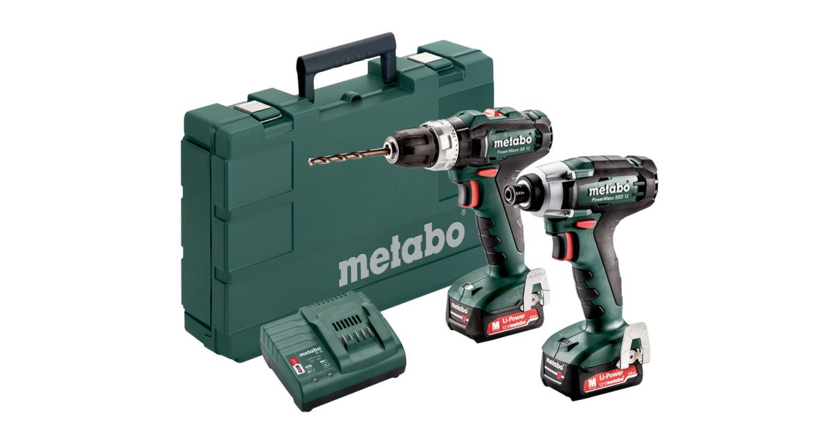 METABO Máquinas de batería en un juego COMBO SET 2.7.2 12 V, 685167000
